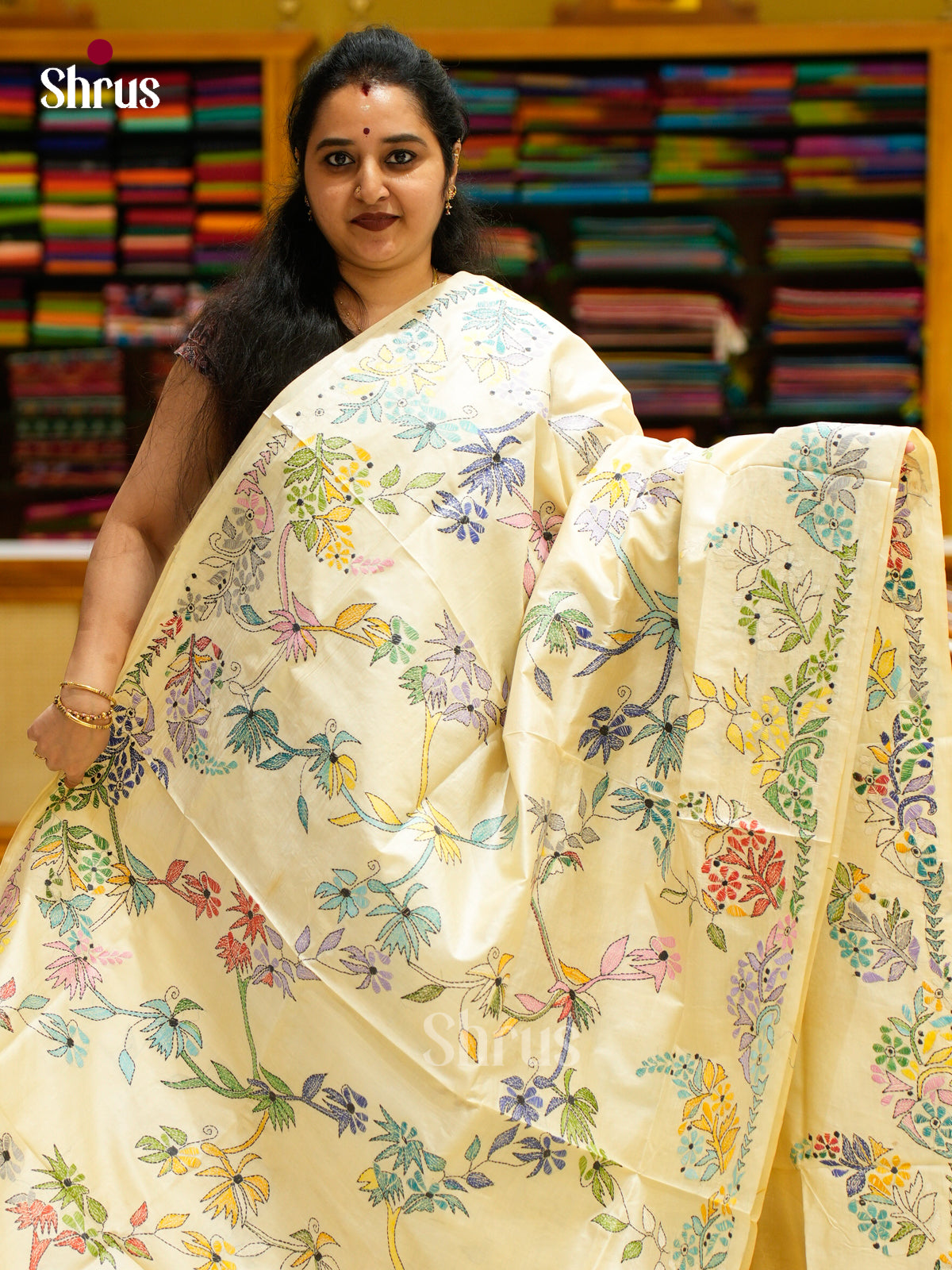 Tussar Saree - EES30259 - Shop on Shrus.com