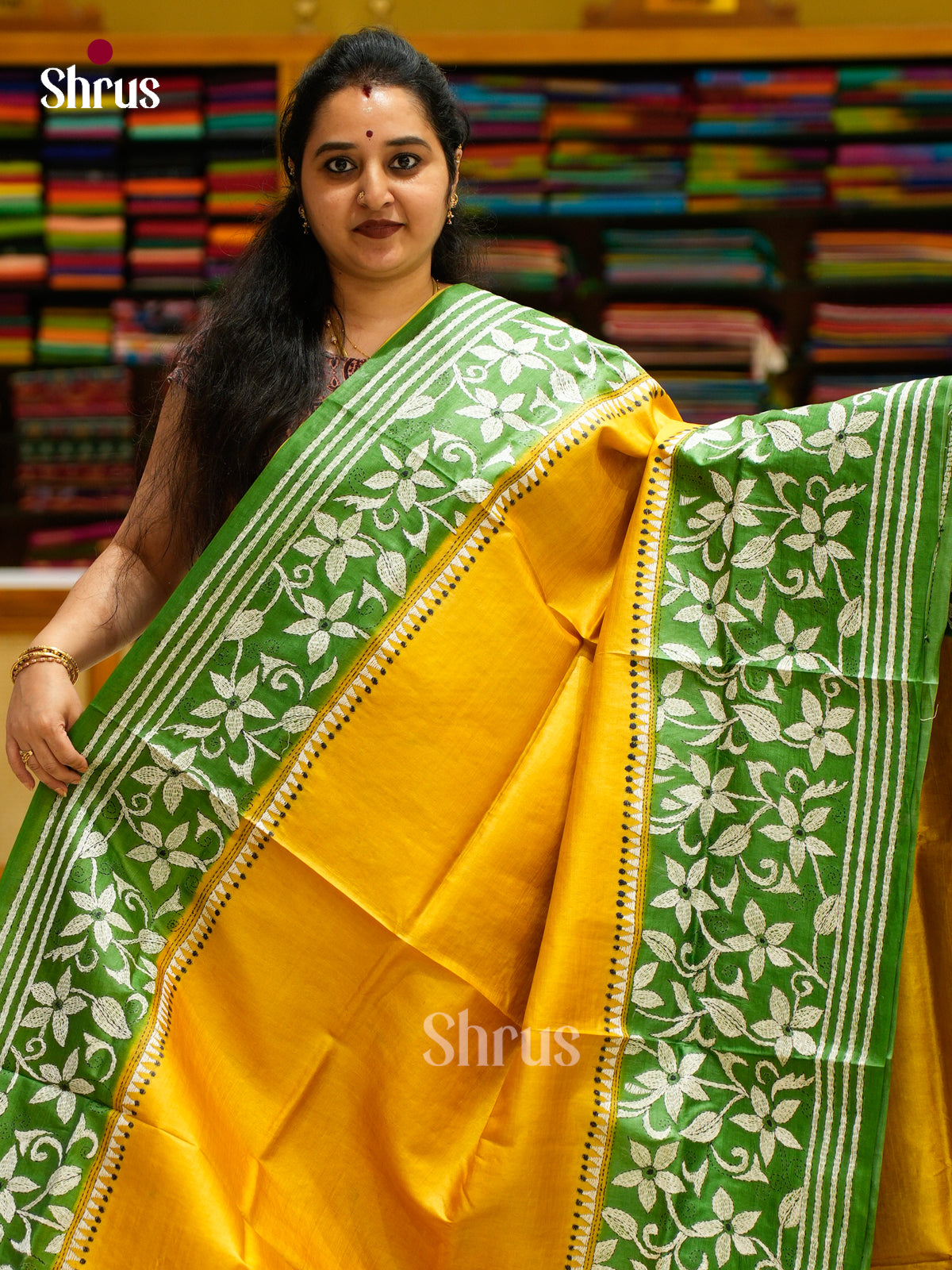 Tussar Saree - EES30265 - Shop on Shrus.com