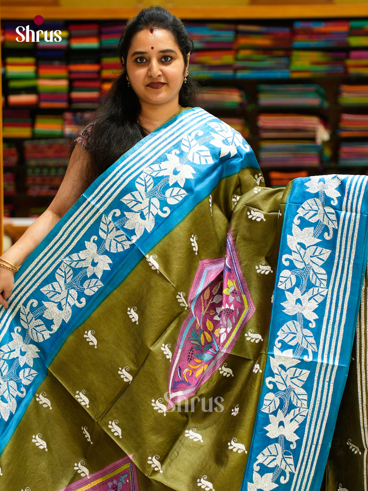 Tussar Saree - EES30270 - Shop on Shrus.com