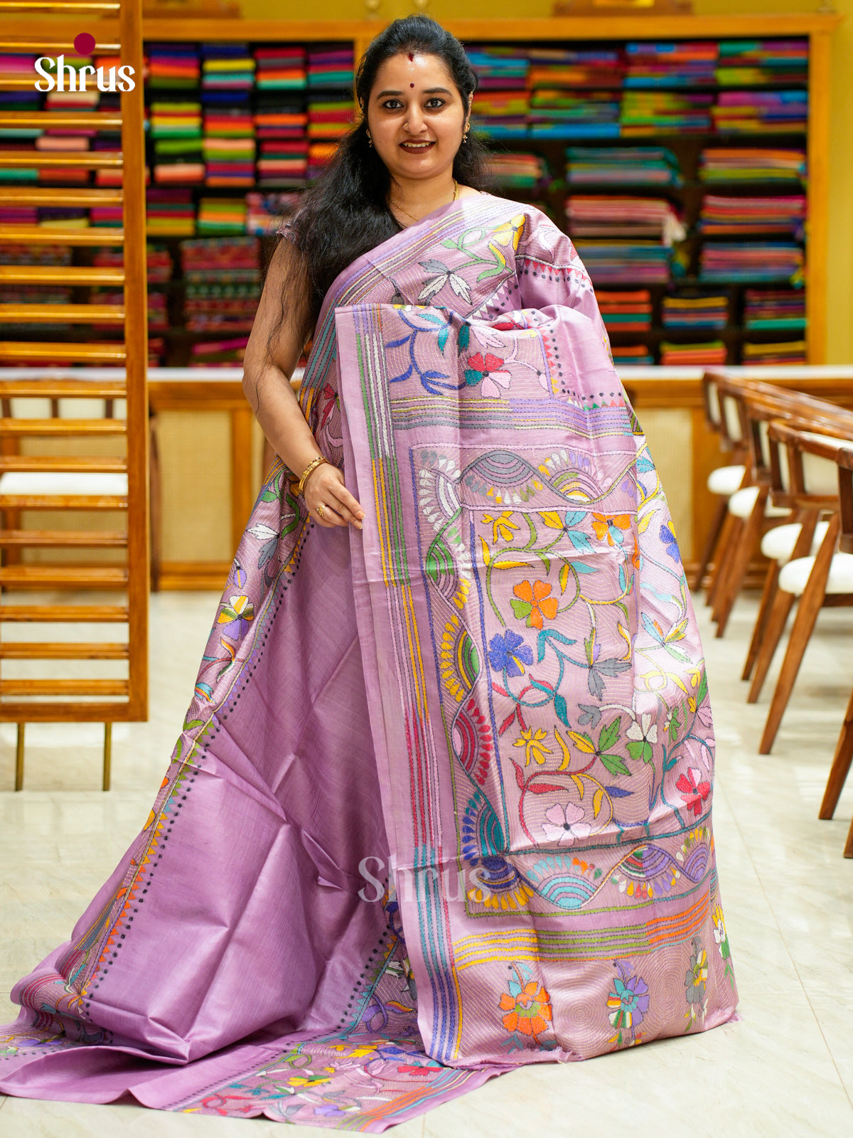 Tussar Saree - EES30274 - Shop on Shrus.com