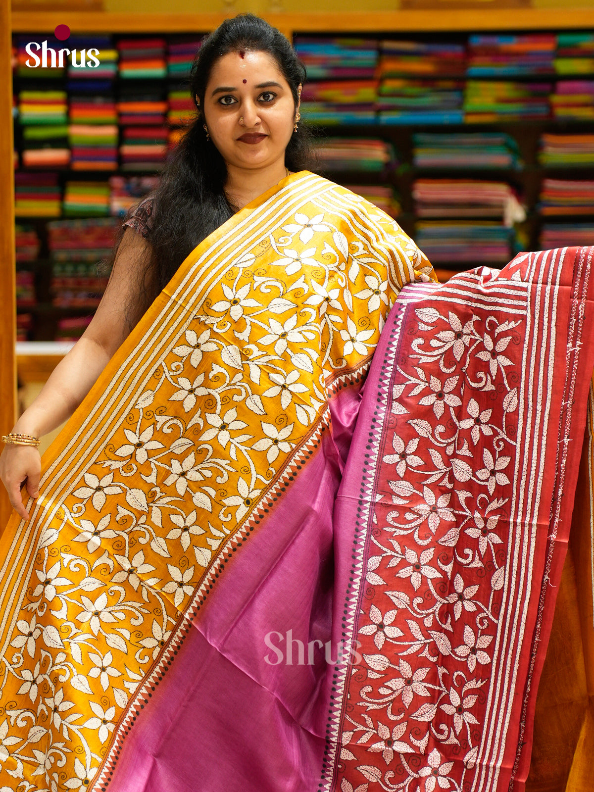 Tussar Saree - EES30280 - Shop on Shrus.com