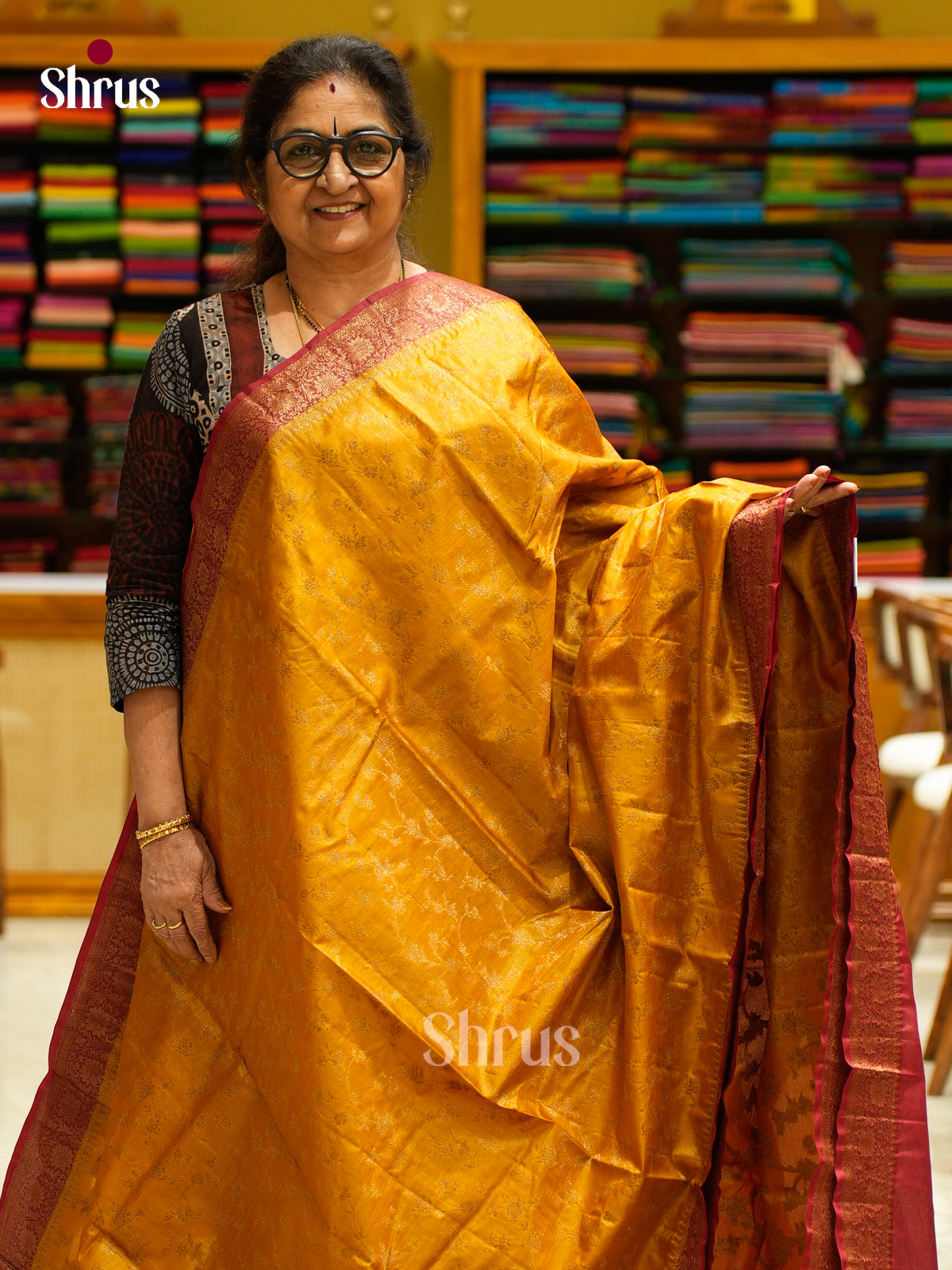 Tussar Saree - EES30296 - Shop on Shrus.com