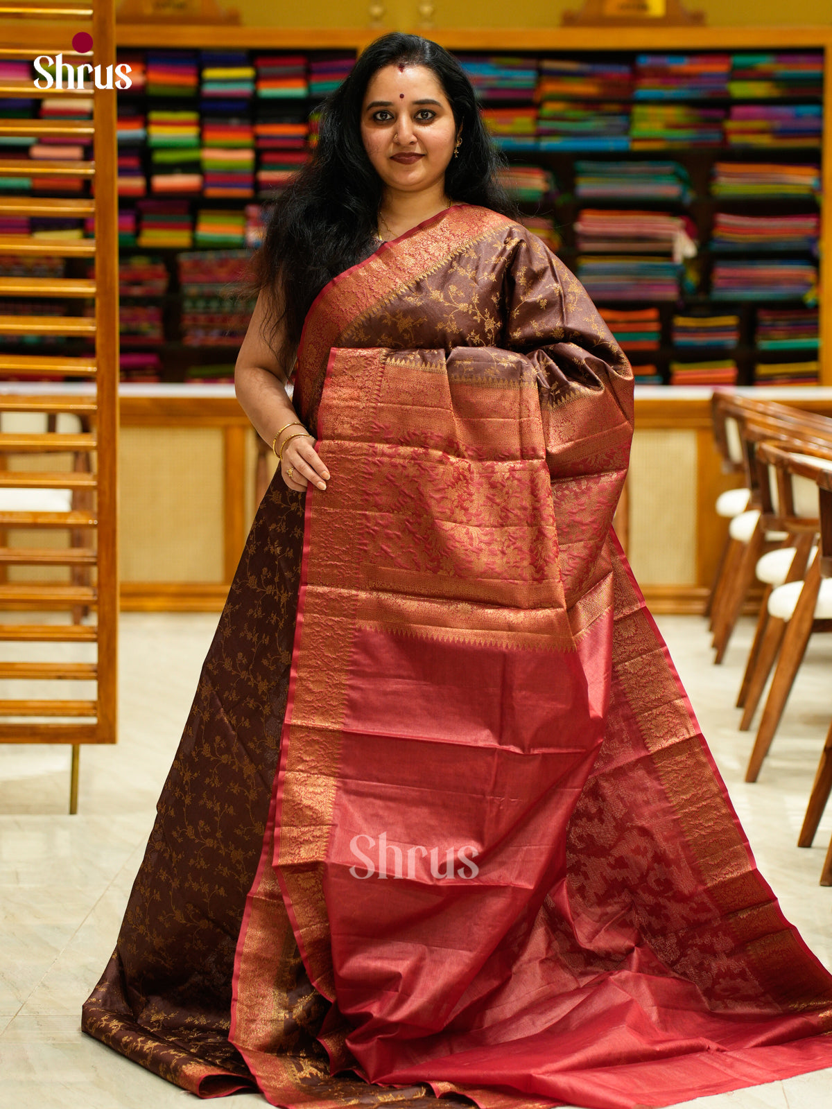 Tussar Saree - EES30298 - Shop on Shrus.com