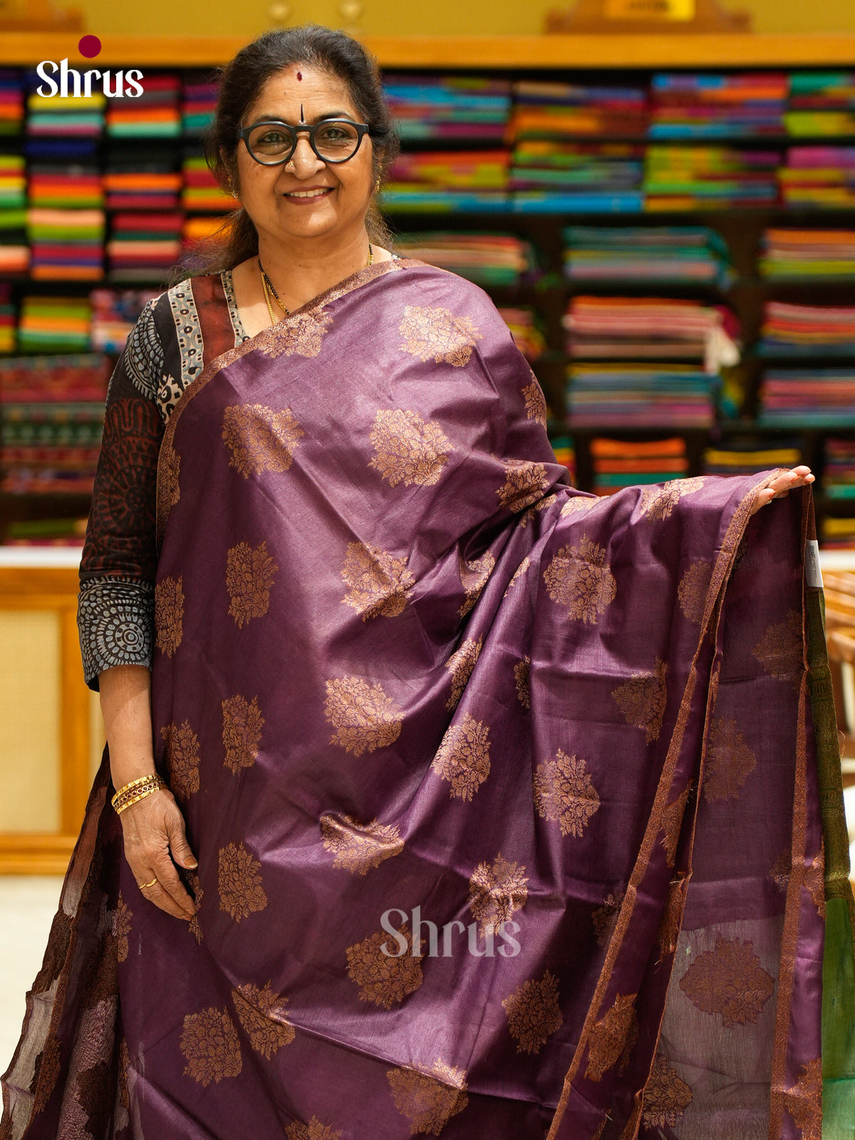 Tussar Saree - EES30304 - Shop on Shrus.com