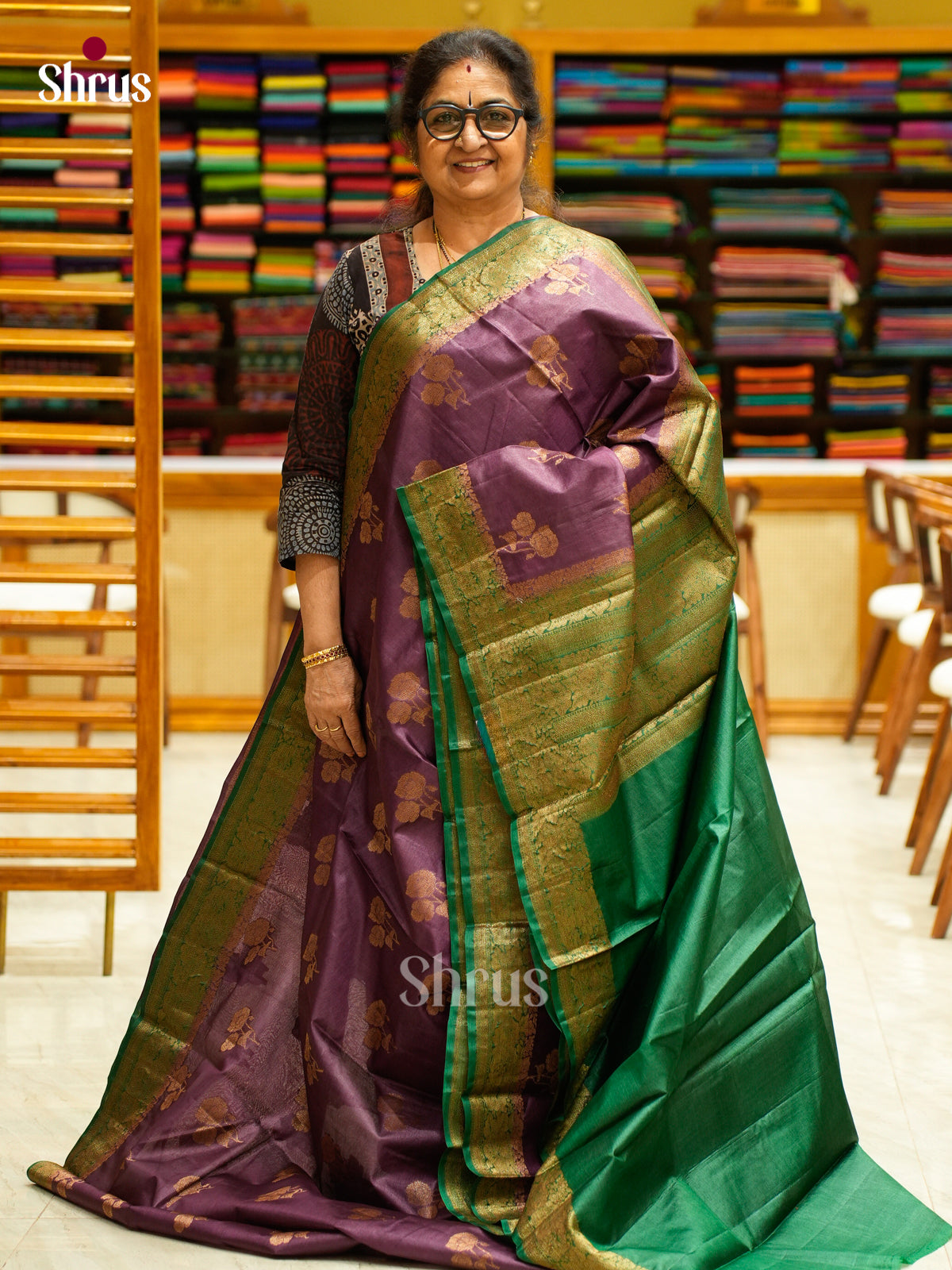 Tussar Saree - EES30306 - Shop on Shrus.com
