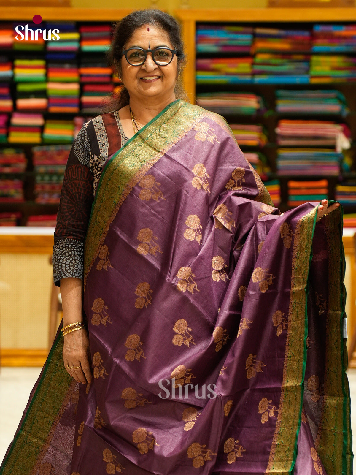 Tussar Saree - EES30306 - Shop on Shrus.com