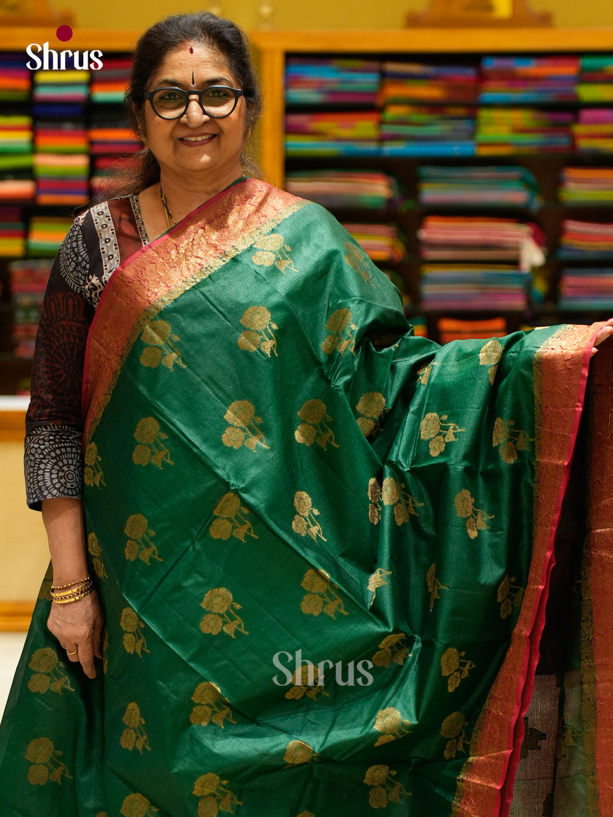 Tussar Saree - EES30308 - Shop on Shrus.com