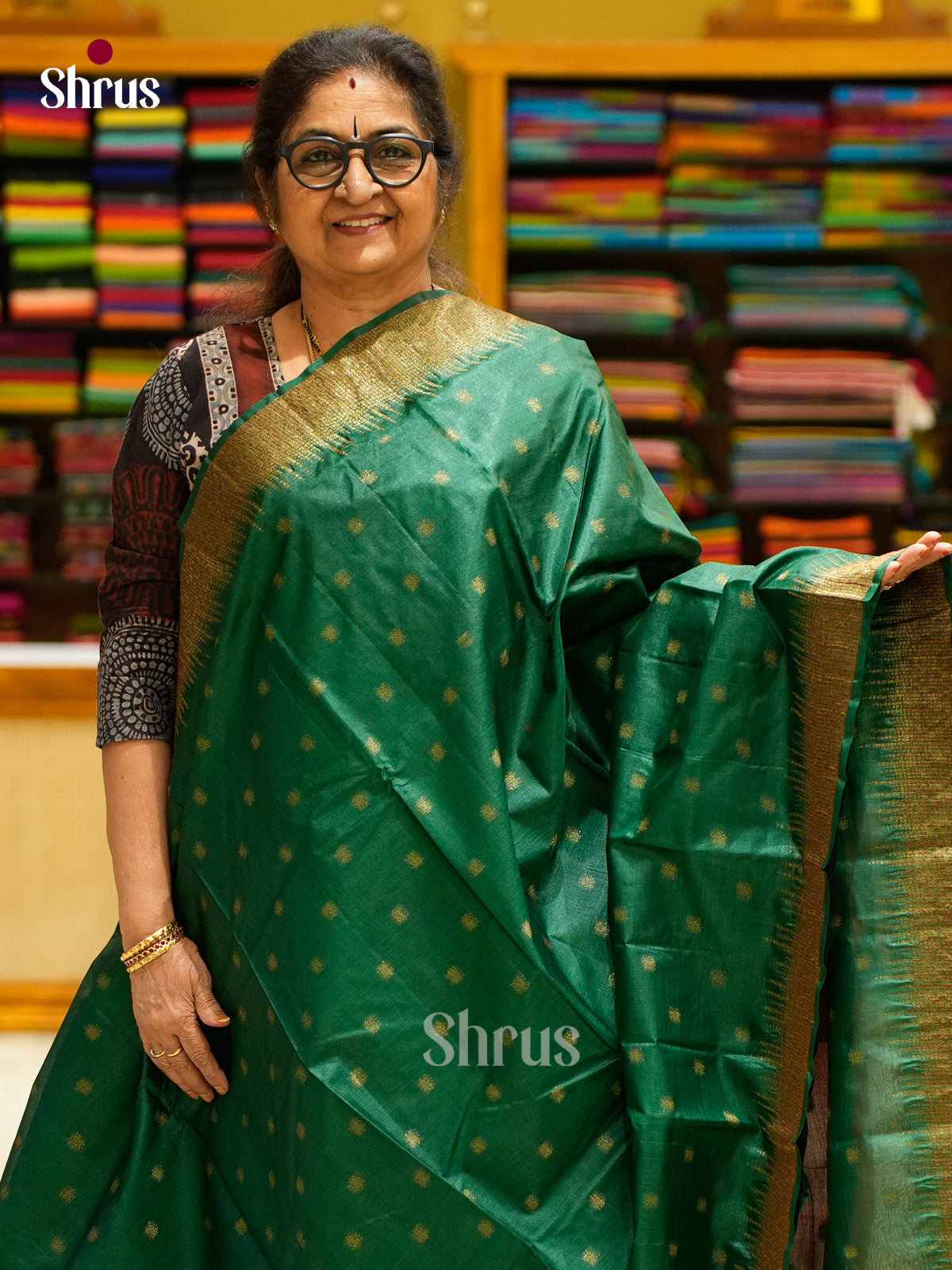 Tussar Saree - EES30328 - Shop on Shrus.com