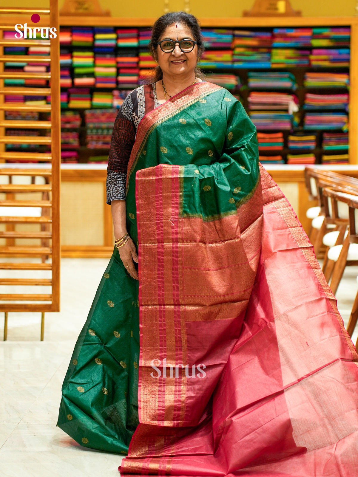 Tussar Saree - EES30333 - Shop on Shrus.com