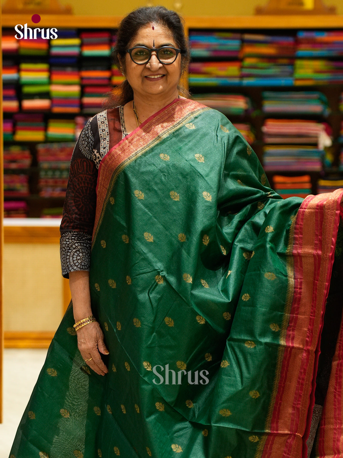 Tussar Saree - EES30333 - Shop on Shrus.com