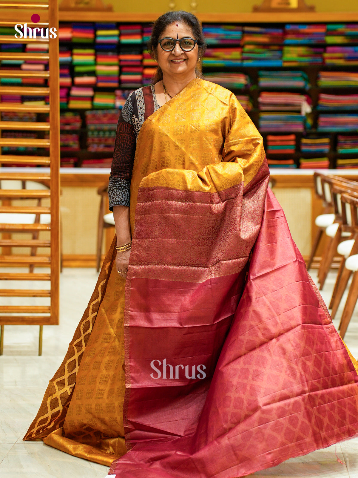 Tussar Saree - EES30344 - Shop on Shrus.com