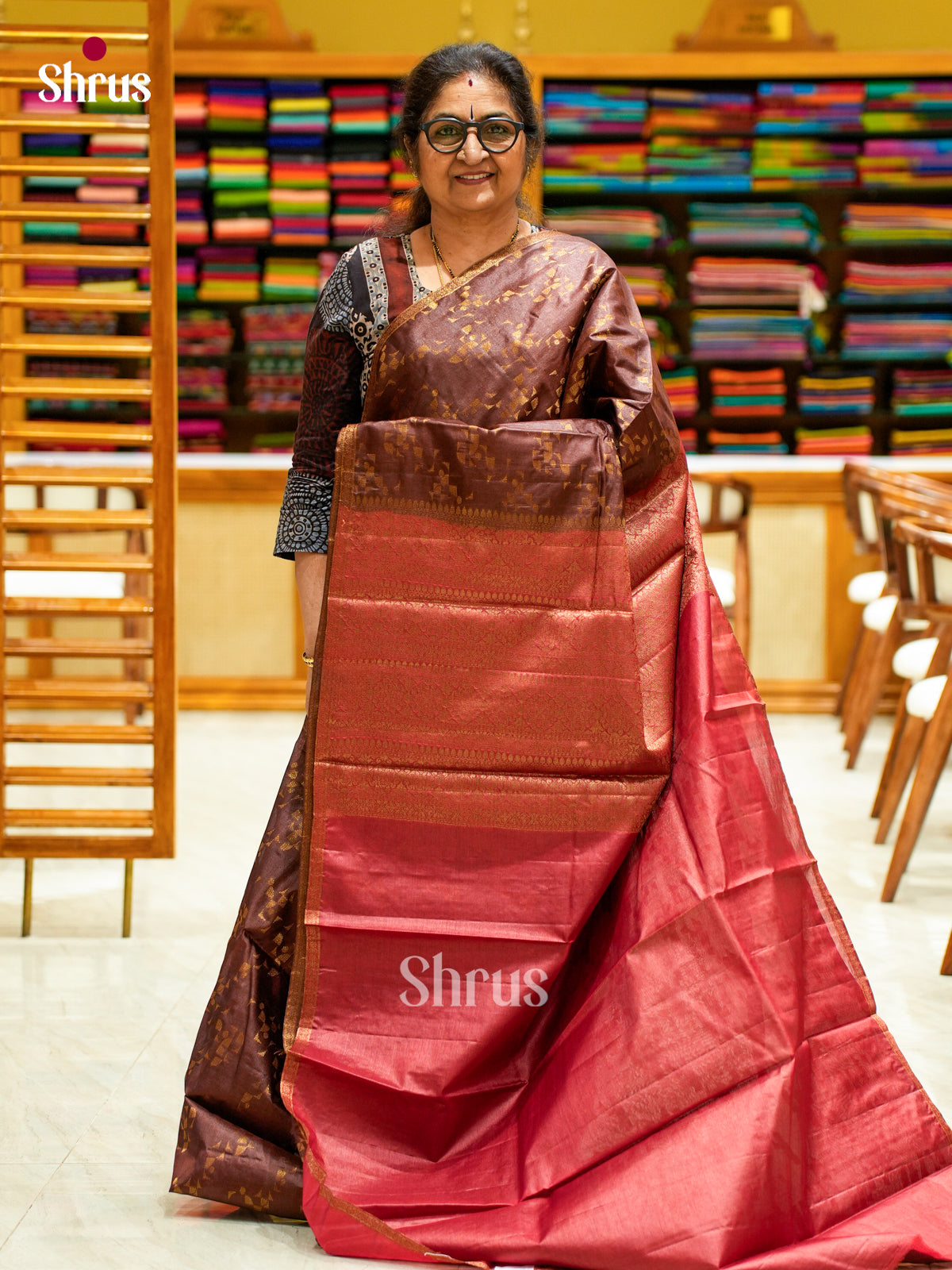 Tussar Saree - EES30351 - Shop on Shrus.com