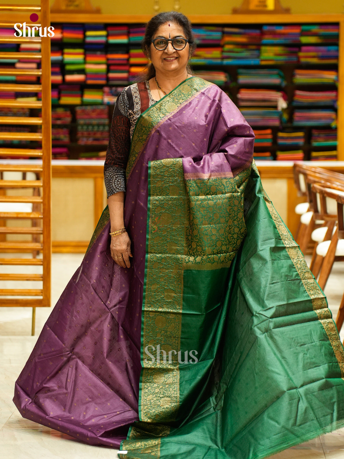 Tussar Saree - EES30355 - Shop on Shrus.com