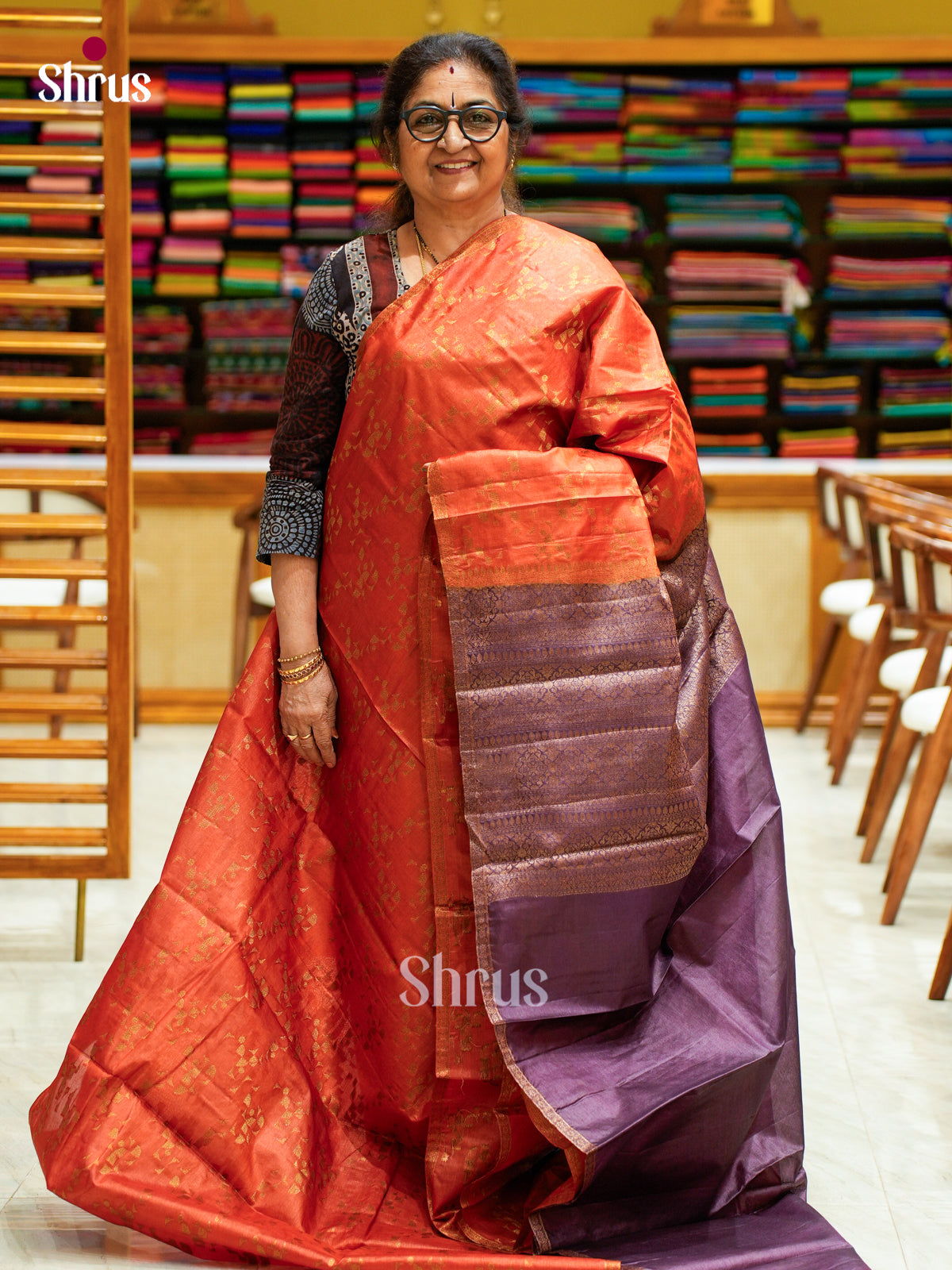 Tussar Saree - EES30357 - Shop on Shrus.com