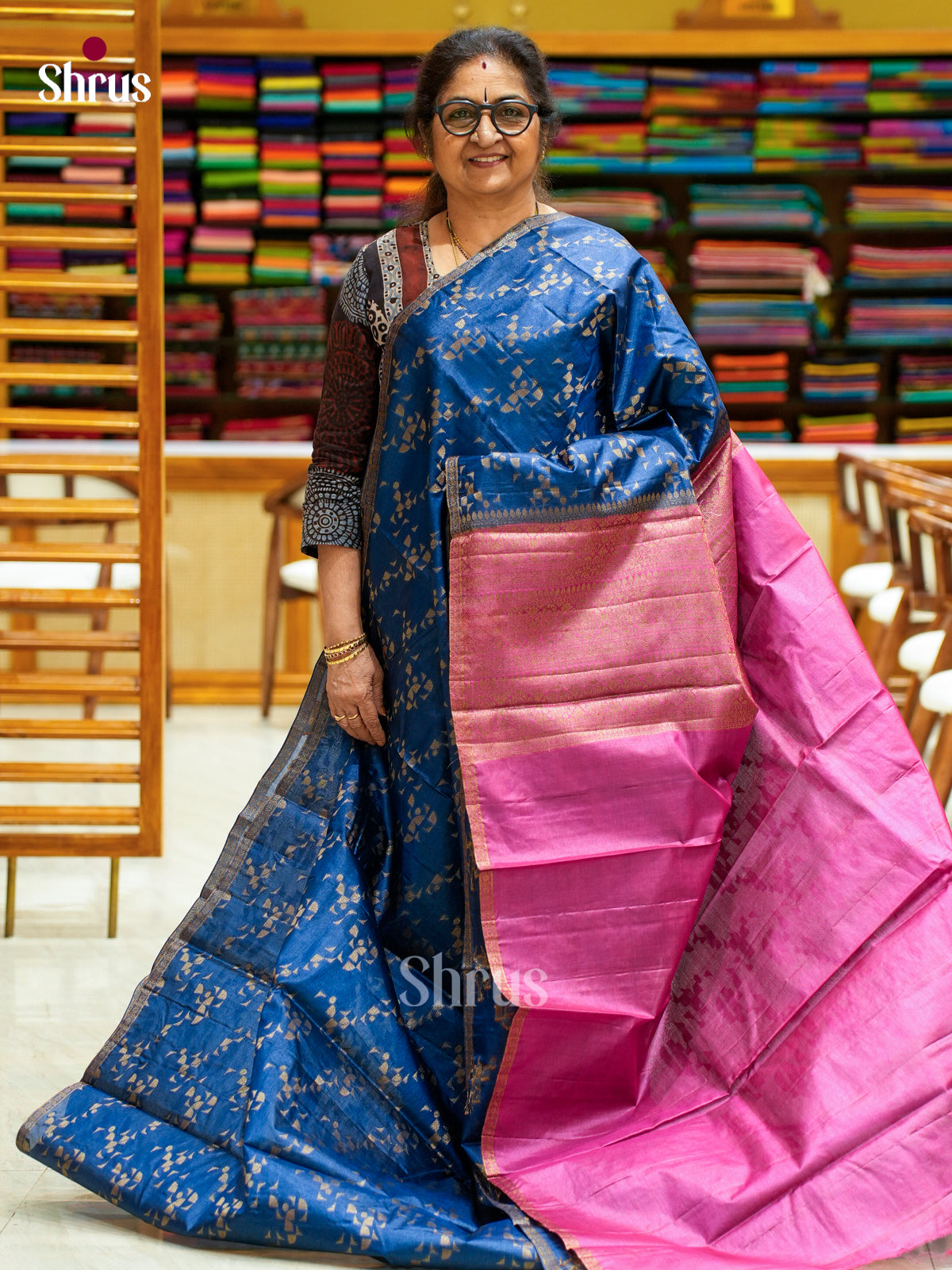 Tussar Saree - EES30381 - Shop on Shrus.com