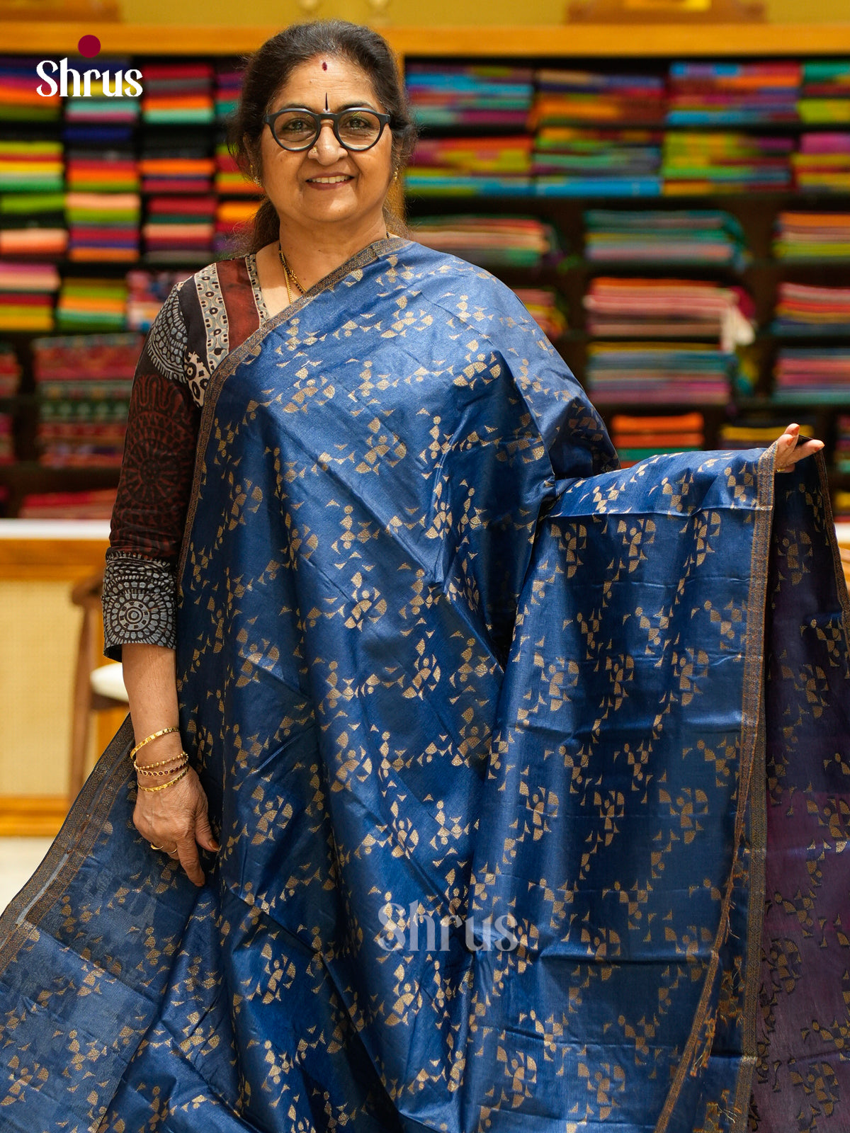 Tussar Saree - EES30381 - Shop on Shrus.com