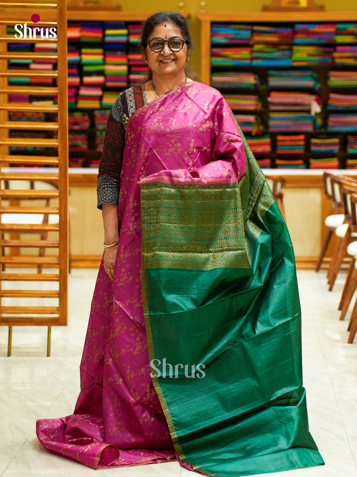 Tussar Saree - EES30384 - Shop on Shrus.com