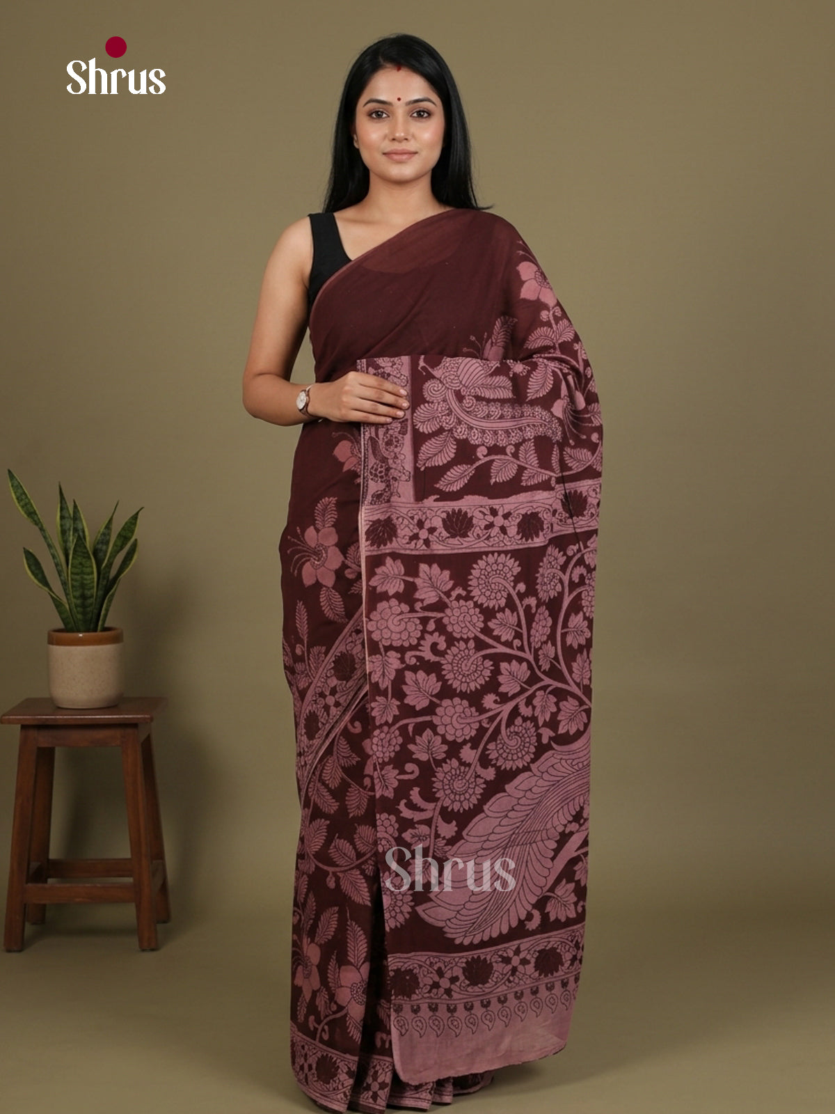 kalamkari-cotton Saree - EES30400