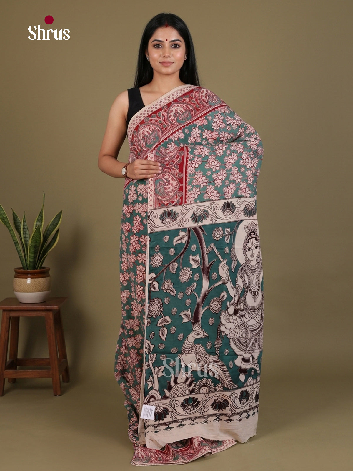 kalamkari-cotton Saree - EES30402
