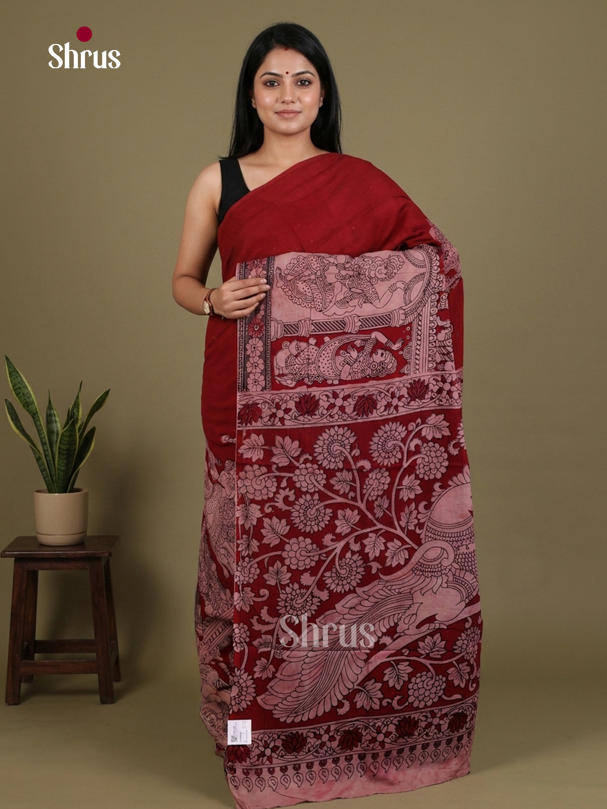 kalamkari-cotton Saree - EES30429