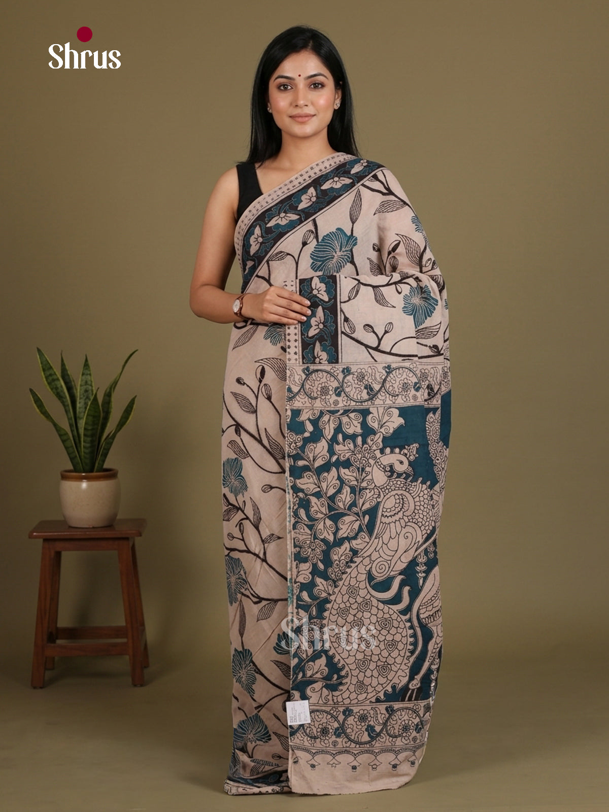 kalamkari-cotton Saree - EES30432