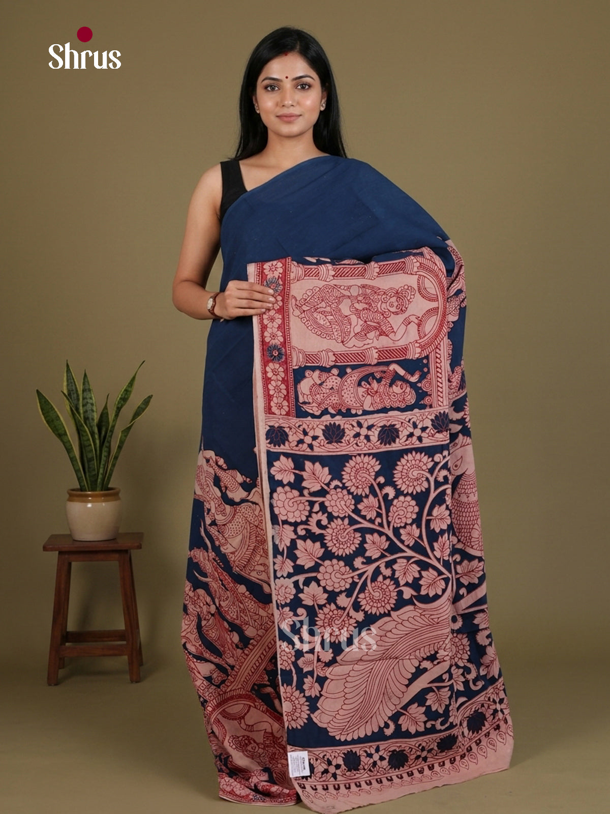 kalamkari-cotton Saree - EES30436