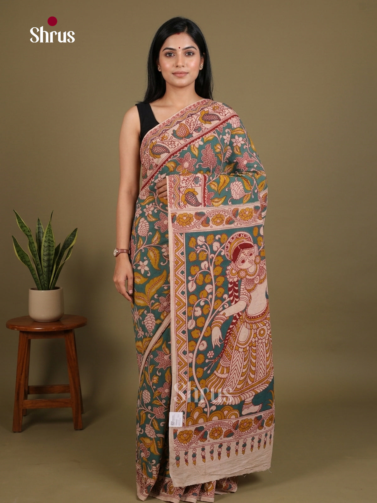 kalamkari-cotton Saree - EES30454