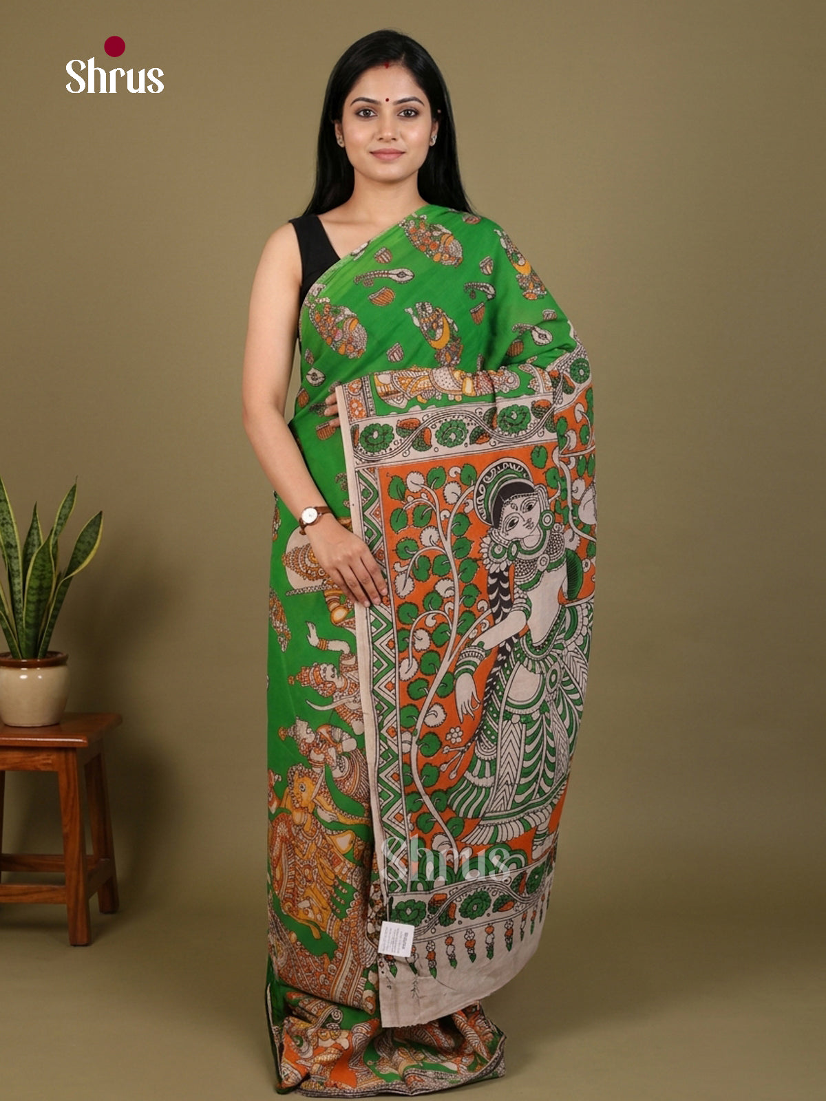 kalamkari-cotton Saree - EES30456