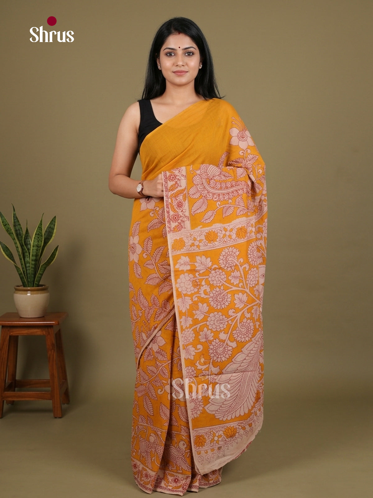 kalamkari-cotton Saree - EES30459