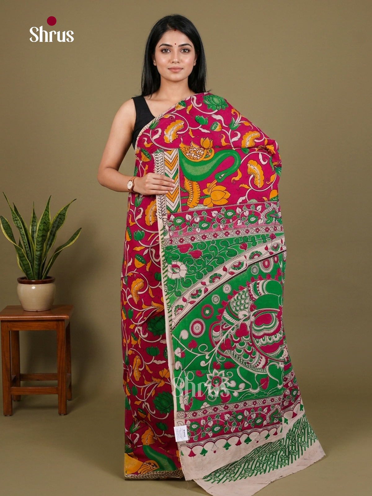 kalamkari-cotton Saree - EES30460