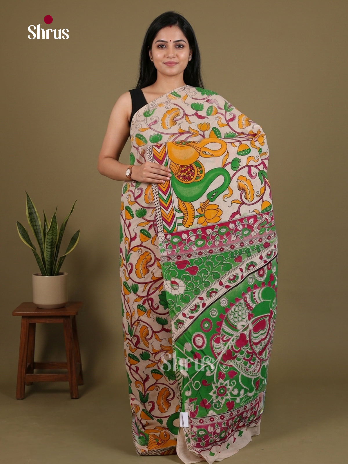 kalamkari-cotton Saree - EES30461