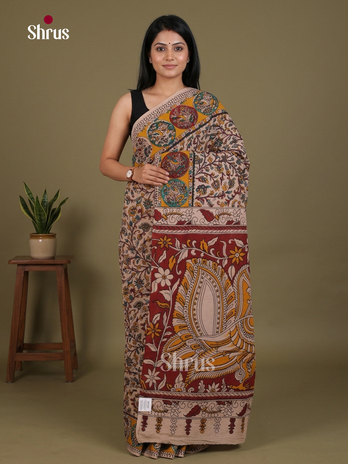 kalamkari-cotton Saree - EES30471