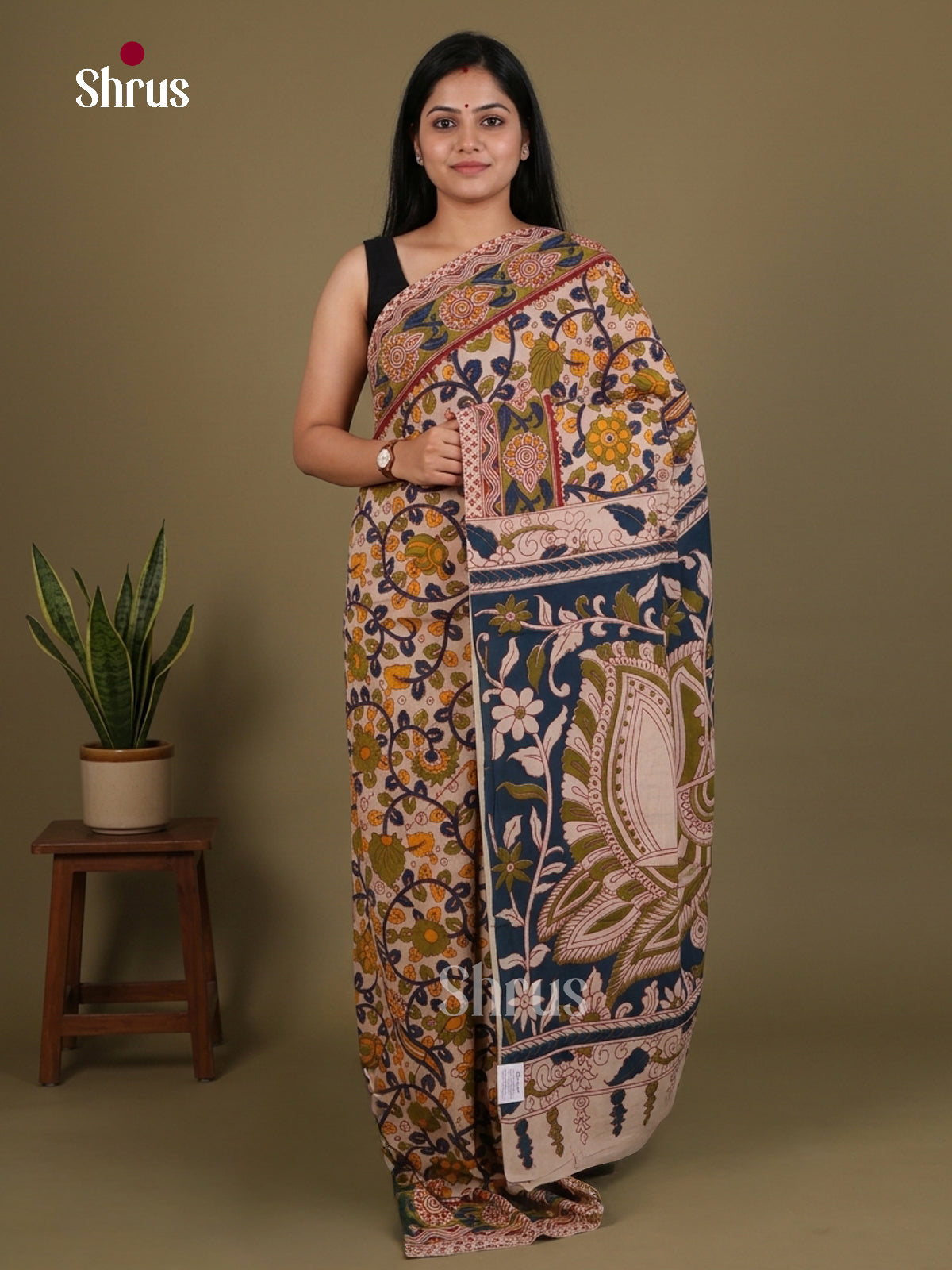 kalamkari-cotton Saree - EES30474