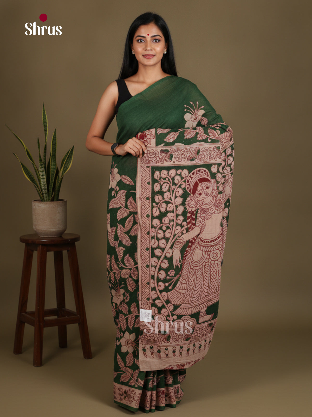 kalamkari-cotton Saree - EES30500