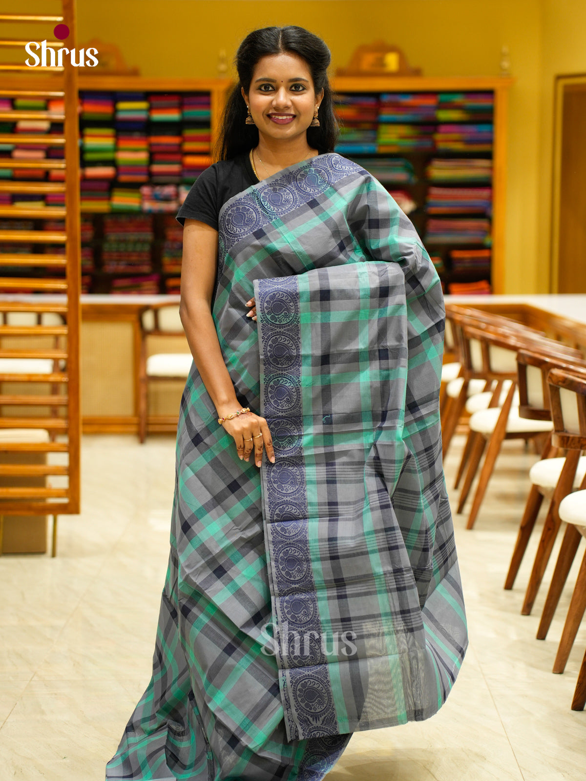 Chettinad Cotton Saree - EFS01004 - Shop on Shrus.com