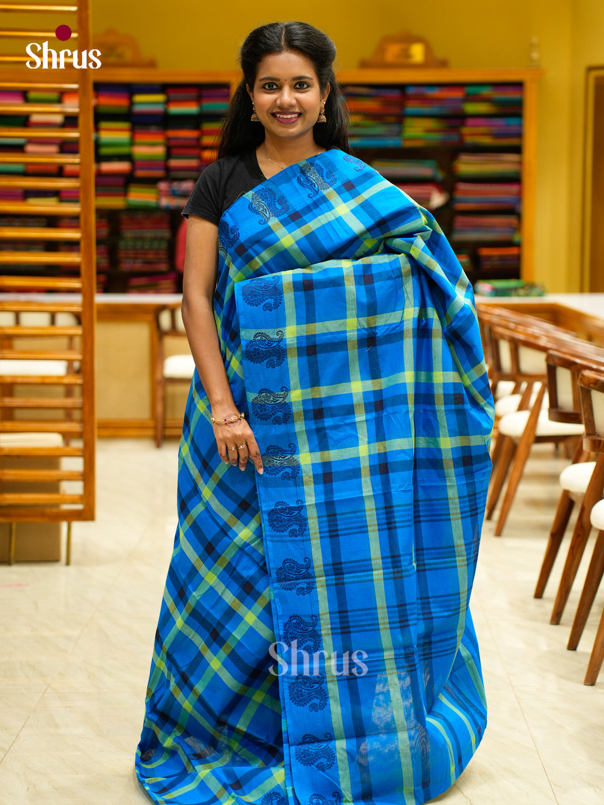 Chettinad Cotton Saree - EFS01005 - Shop on Shrus.com