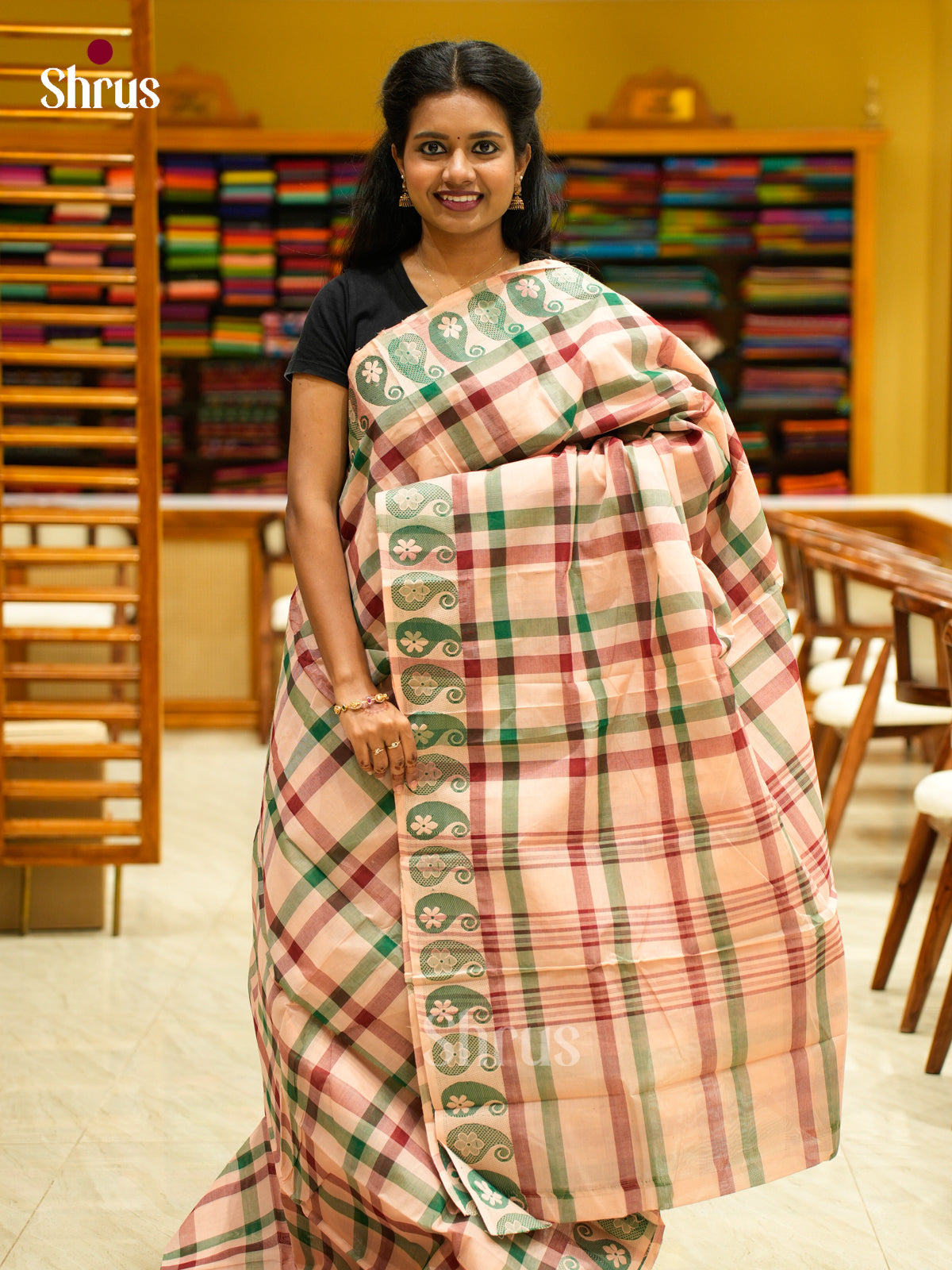 Chettinad Cotton Saree - EFS01007 - Shop on Shrus.com