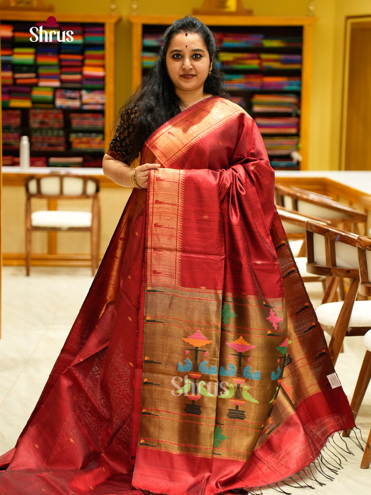 Raw Silk Saree - EFS01065