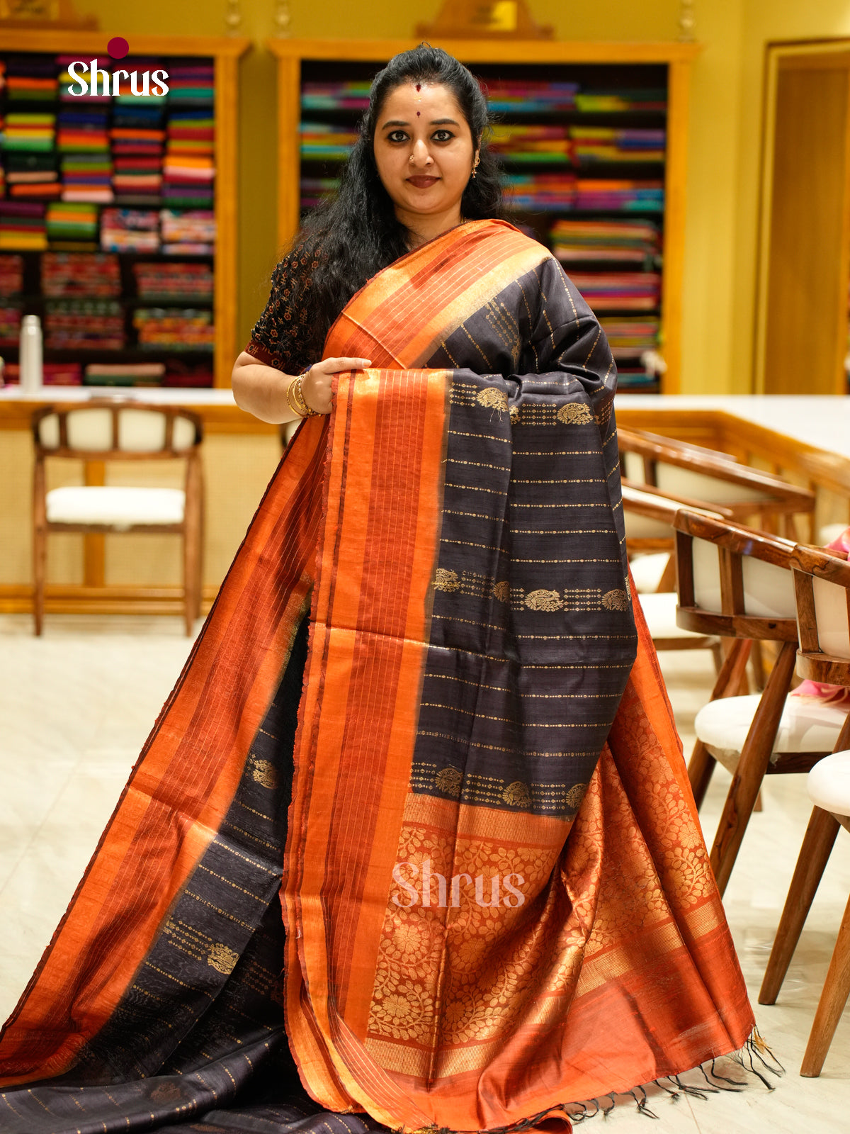Raw Silk Saree - EFS01095