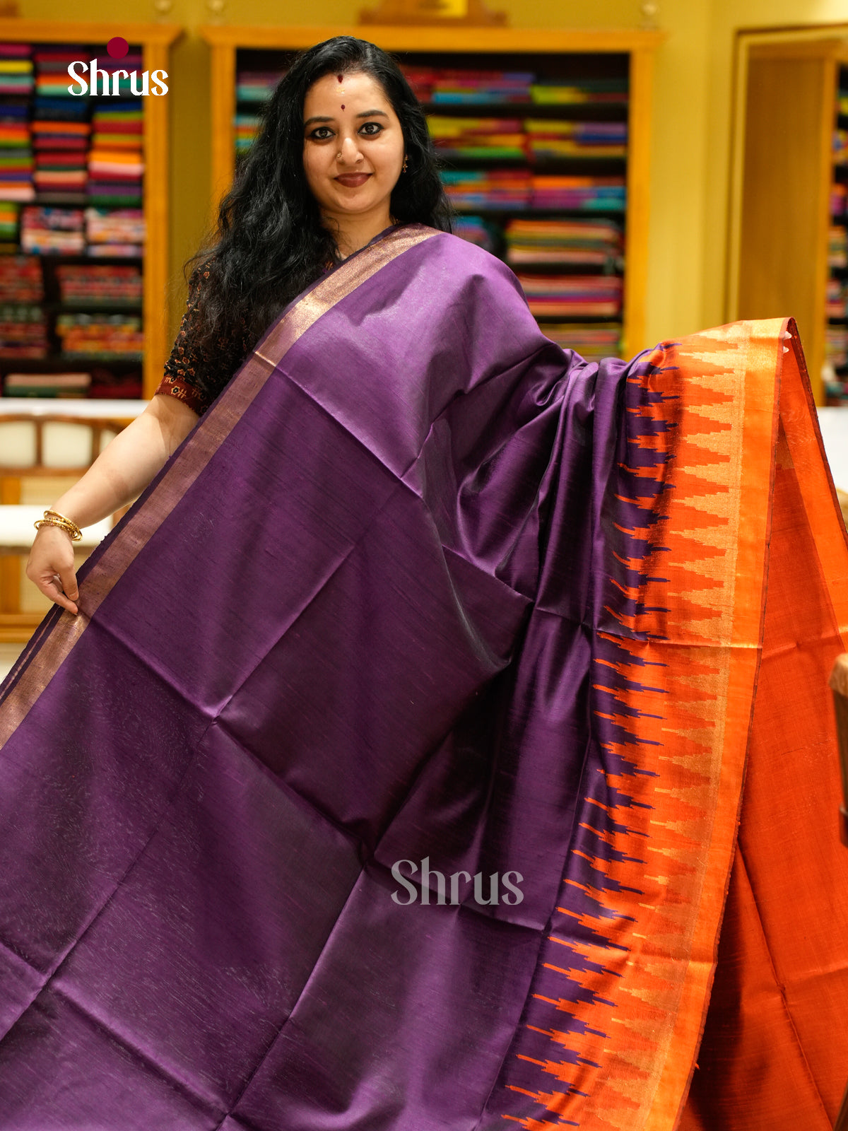 Raw Silk Saree - EFS01177