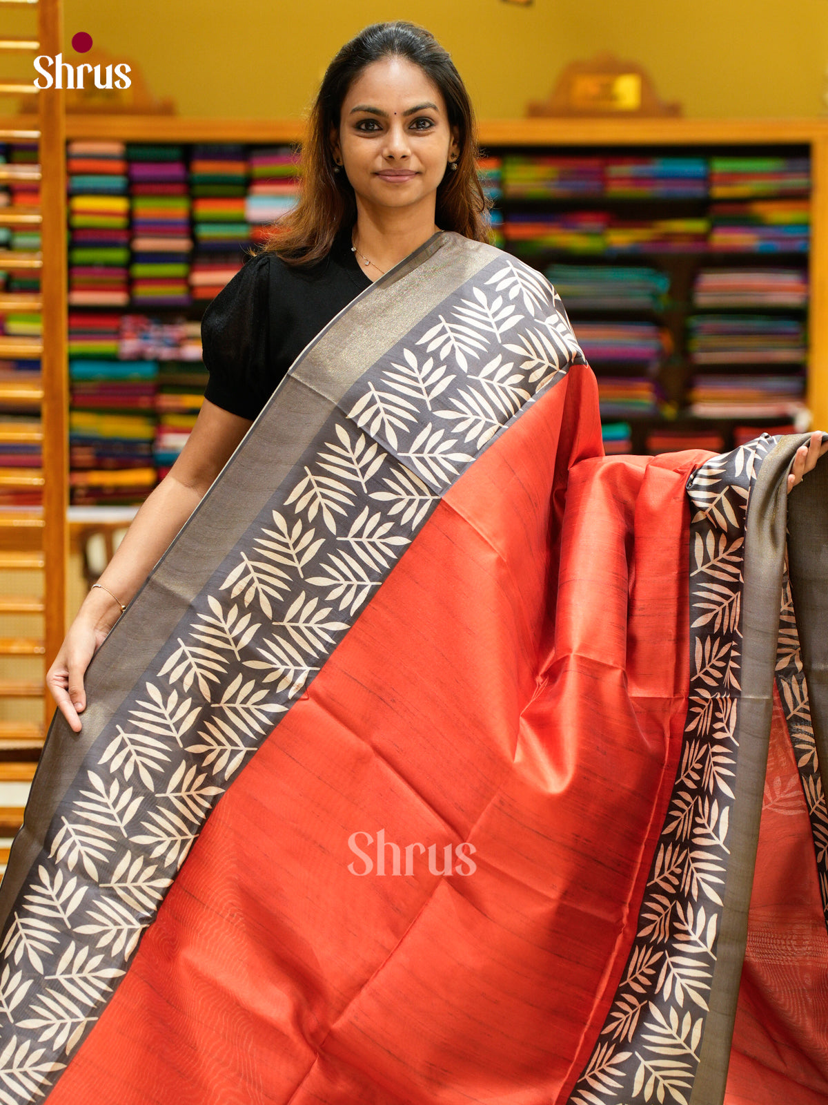 Champa semitussar Saree - EFS01210 - Shop on Shrus.com
