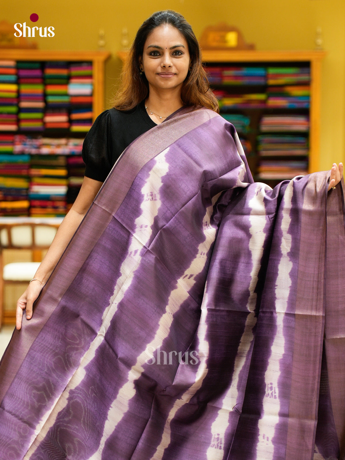 Champa semitussar Saree - EFS01230 - Shop on Shrus.com
