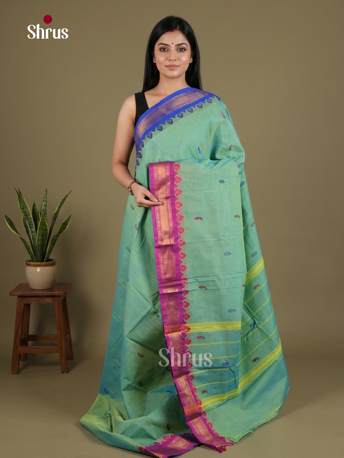 Chettinad Mix Cotton Saree - EFS01349