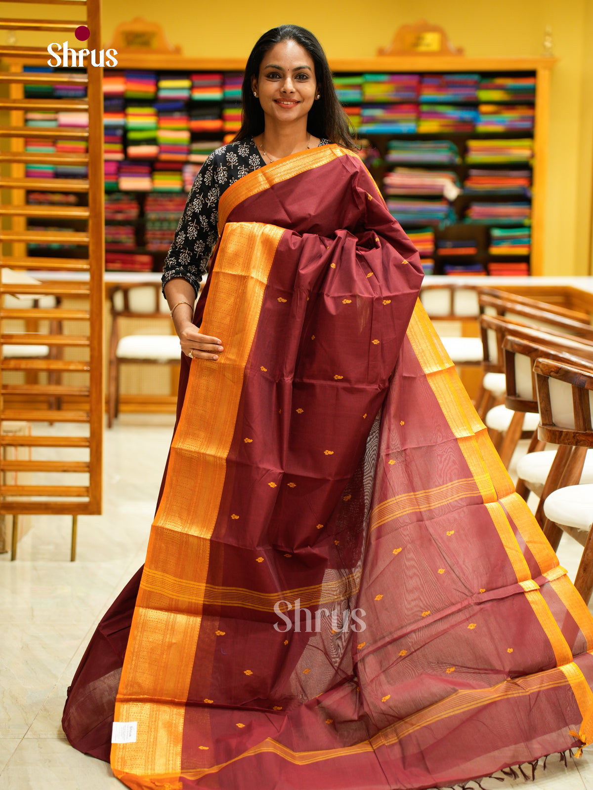 Chettinad Cotton Saree - EFS02007 - Shop on Shrus.com