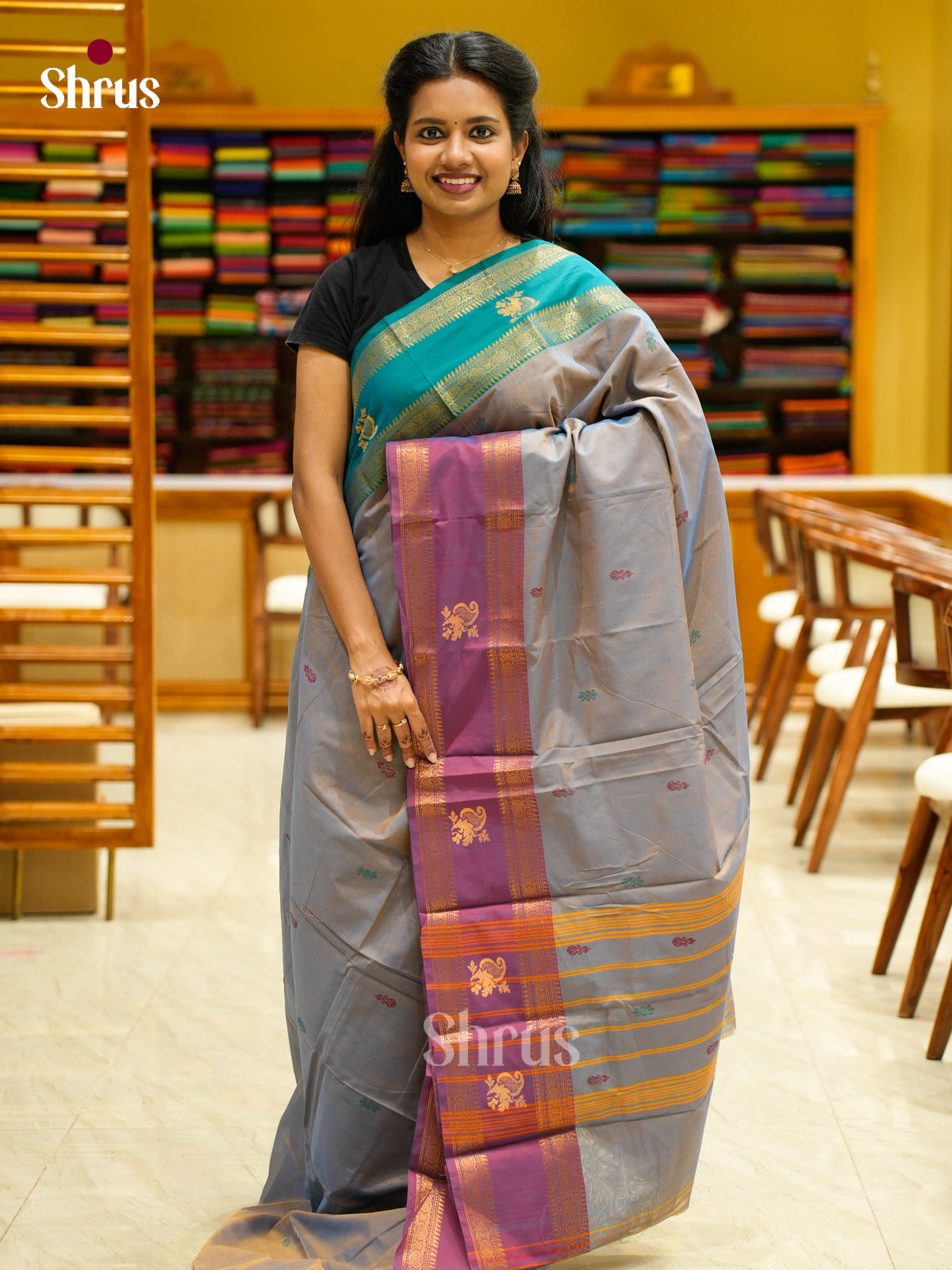 Chettinad Mix Cotton Saree - EFS02018 - Shop on Shrus.com