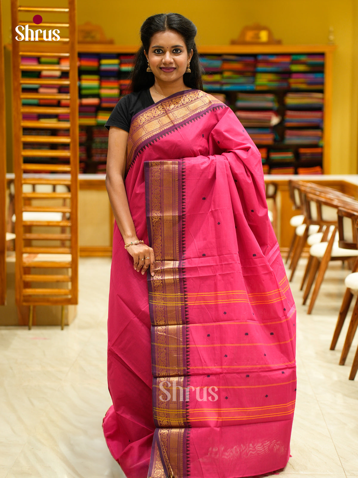 Chettinad Cotton Saree - EFS02058 - Shop on Shrus.com