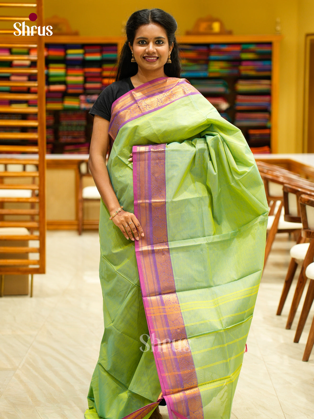 Chettinad Cotton Saree - EFS02078 - Shop on Shrus.com