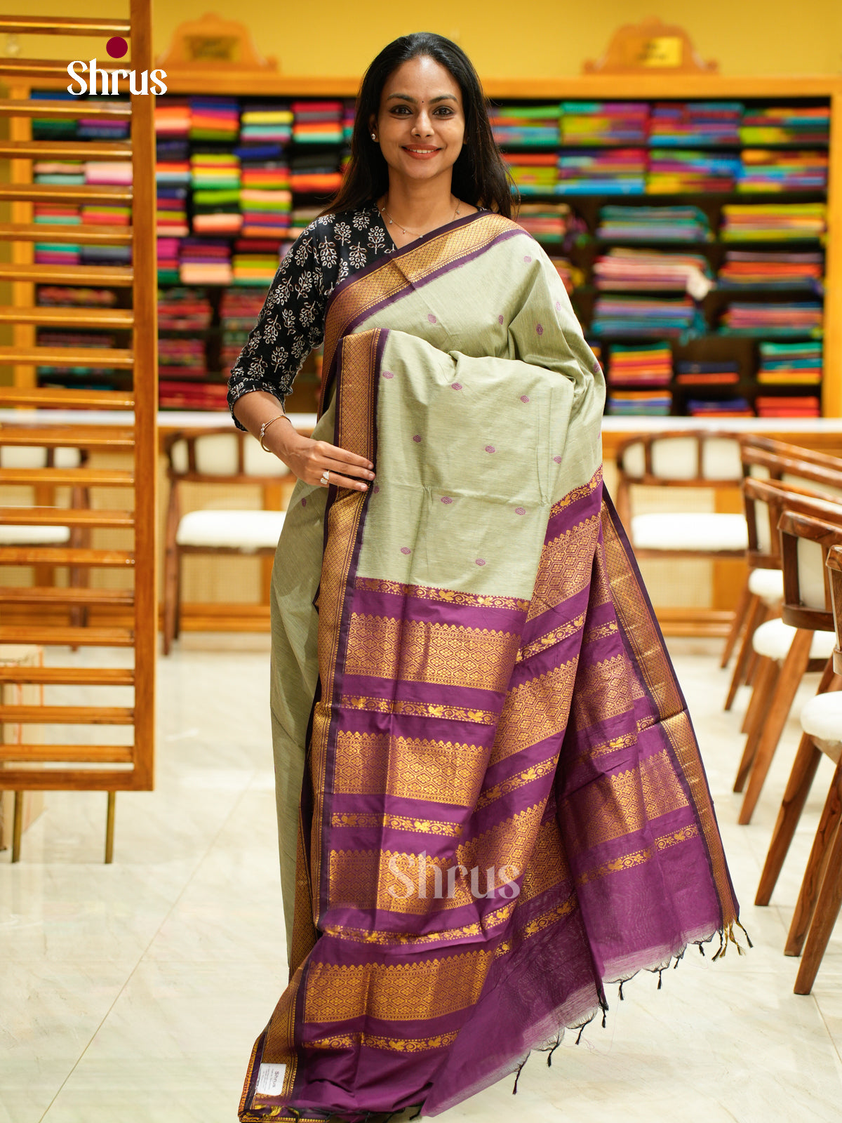 Kalyani Cotton Saree - EFS02350 - Shop on Shrus.com