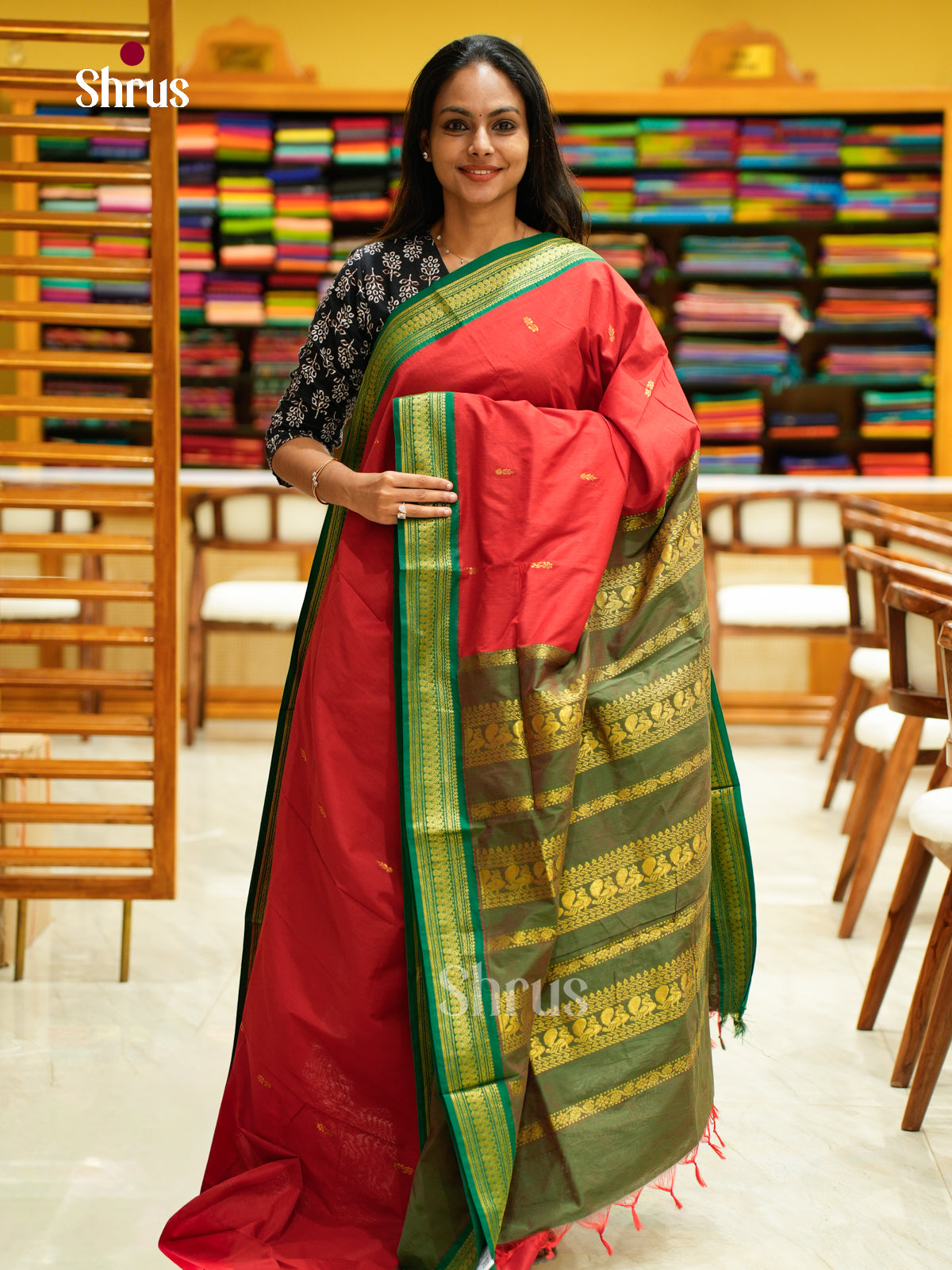 Kalyani Cotton Saree - EFS02358 - Shop on Shrus.com