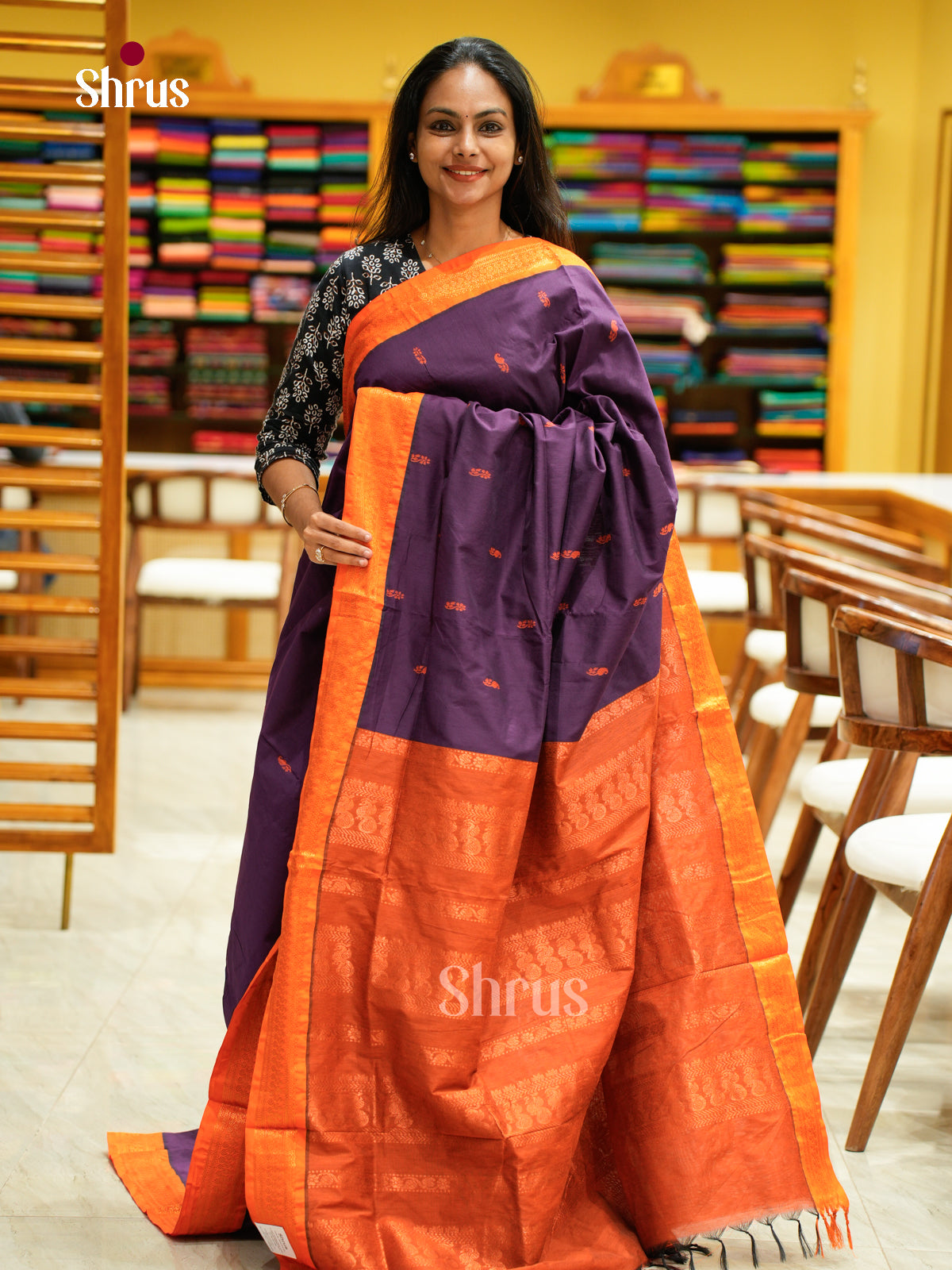 Kalyani Cotton Saree - EFS02362 - Shop on Shrus.com